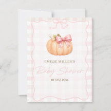 Kleine Kürbis-Baby-Party Herbst Rosa Kürbis-Schlei