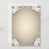 Kleine Kürbis, Blume, Schmetterlingsbabydusche Einladung (Rückseite)