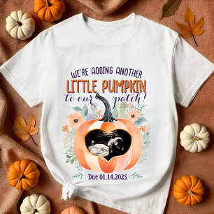 Kleine Kürbis Fall Schwangerschaft T-Shirt