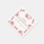 Kleine Kürbis-Geburtstagsserviette Serviette (Ecke)