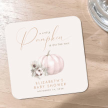 Kleine Kürbis Herbst Baby Mädchen Shower
