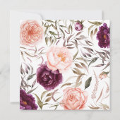 Kleine Kürbis Wasserfarbendusche (Rückseite)