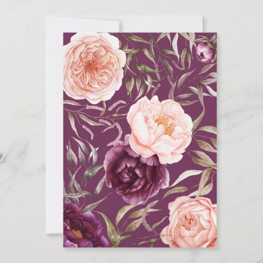 Kleine Kürbis Wasserfarbendusche (Rückseite)