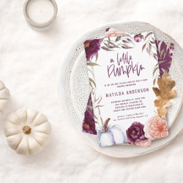 Kleine Kürbis Wasserfarbendusche