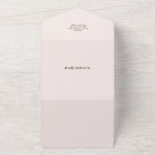 Kleine Kürbis Wasserfarbendusche All In One Einladung (Außenbereich)