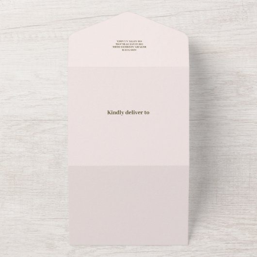 Kleine Kürbis Wasserfarbendusche All In One Einladung (Außenbereich)