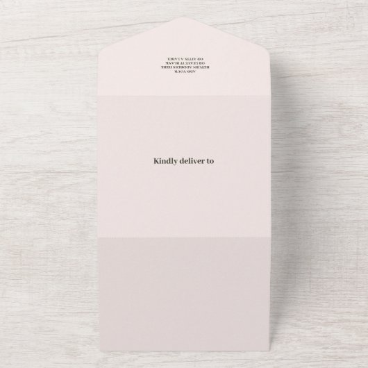 Kleine Kürbis Wasserfarbendusche All In One Einladung (Außenbereich)