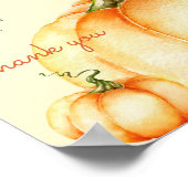 Kleine Kürbisbaby Dusche Windeln Gewinnspiel Poste Poster (Ecke)