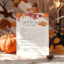 kleine Kürbisbaby Vorhersagen und Ratschläge