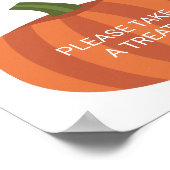 Kleine Kürbisbabys sind Sweet Fall Baby Dusche Poster (Ecke)