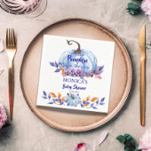 Kleine Kürbisblütendusche Serviette