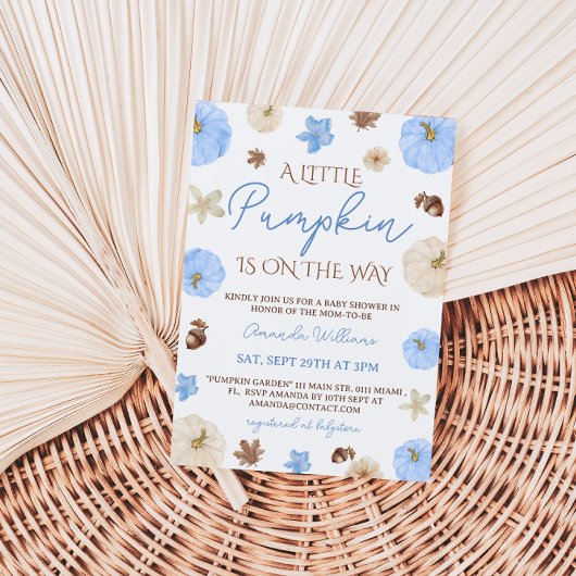 kleine Kürbisbrunnendusche Einladung