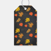 Kleine Kürbisgefältelanhänger Geschenkanhänger (Rückseite)