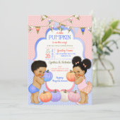 Kleine Kürbisgeschlechtsoffen Einladung (Stehend Vorderseite)