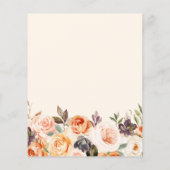 Kleine Kürbiskappenschale mit Blumendusche (Rückseite)