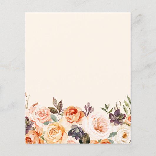 Kleine Kürbiskappenschale mit Blumendusche (Rückseite)