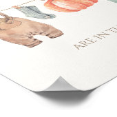 Kleine Kürbiskleider schätzen, wie viele Kanonen Poster (Ecke)