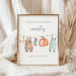 Kleine Kürbiskleider schätzen, wie viele Kanonen Poster