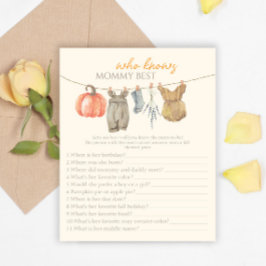 Kleine Kürbiskleidung, die Mama das beste Spiel ke