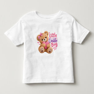 Kleine Kuschelwanze Teddybär Mädchen (Mädchen) Kleinkind T-shirt