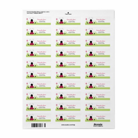 Kleine Ladybug Babydusche (Vorne)