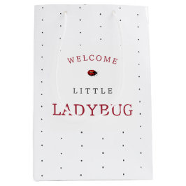 Kleine Ladybug Babydusche Mittlere Geschenktüte