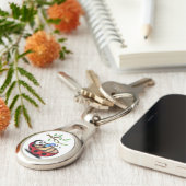 Kleine Ladybug mit Handy-Schlüsselanhänger-Geschen Schlüsselanhänger (Seite)