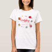 Kleine Ladybug Mommy zu sein T-Shirt (Vorderseite)