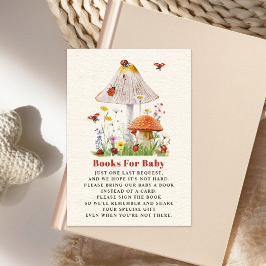 Kleine Ladybug Mushroom Baby Shower Buy Anfrage Einladung