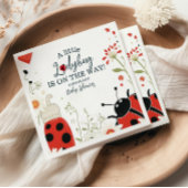 Kleine Ladybug Spring Baby Dusche Serviette