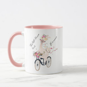 Kleine Lama-Lieben Mama, personalisierte Mug, Tass Tasse