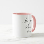 Kleine Lama-Lieben Mama, personalisierte Mug, Tass Tasse (VorderseiteRechts)