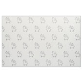 Kleine Lama-Silhouette Stoff (Fat Quarter (45,7 x 55,9 cm))