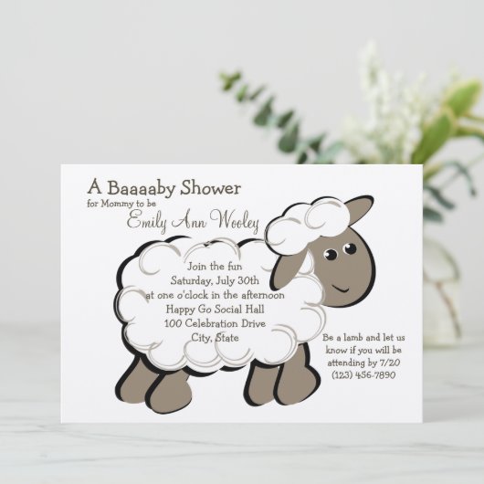 Kleine Lambdusche Einladung (Stehend Vorderseite)