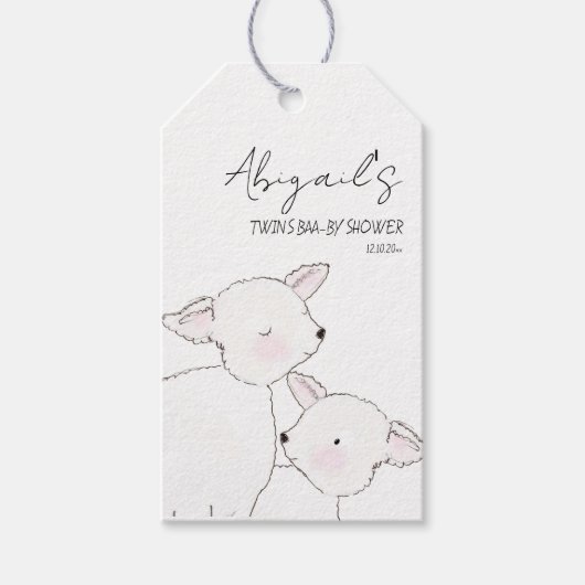 Kleine Lambdusche Geschenkanhänger (Vorderseite)