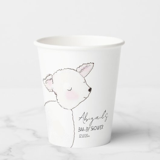 Kleine Lambdusche Pappbecher (Vorderseite)