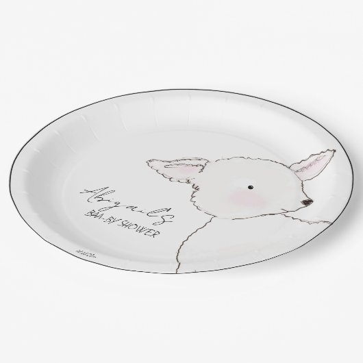 Kleine Lambdusche Pappteller (Schrägansicht)