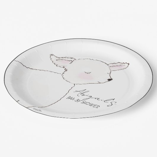 Kleine Lambdusche Pappteller (Schrägansicht)