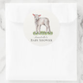 Kleine Lambdusche Runder Aufkleber (Tasche)