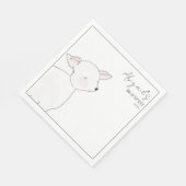 Kleine Lambdusche Serviette (Ecke)