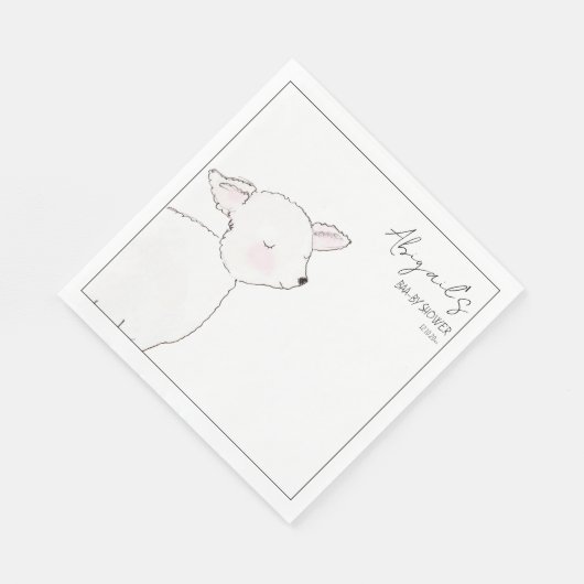 Kleine Lambdusche Serviette (Ecke)