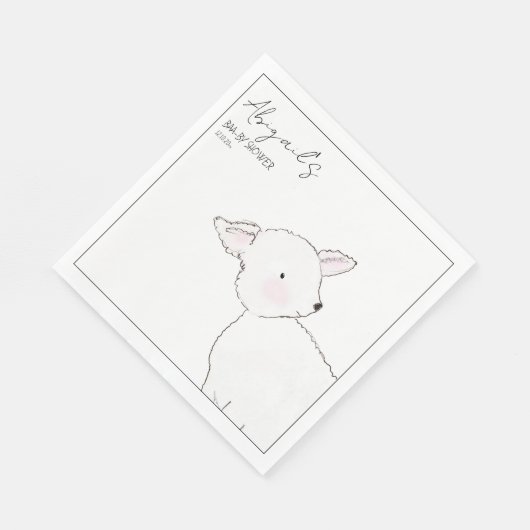 Kleine Lambdusche Serviette (Ecke)