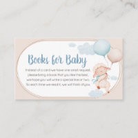 Kleine Lamm-Baby-Shower-Bücher für Baby