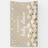 Kleine Lamm-Gender-Neutral-Baby-Dusche Banner (Vertikal)