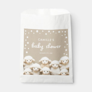Kleine Lamm-Gender-Neutral-Baby-Dusche Geschenktütchen