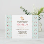 Kleine Lamm-Taufe Einladung (Stehend Vorderseite)