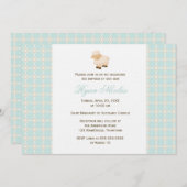 Kleine Lamm-Taufe Einladung (Vorne/Hinten)