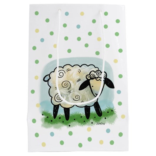 Kleine Lammbeutel Mittlere Geschenktüte (Rückseite)