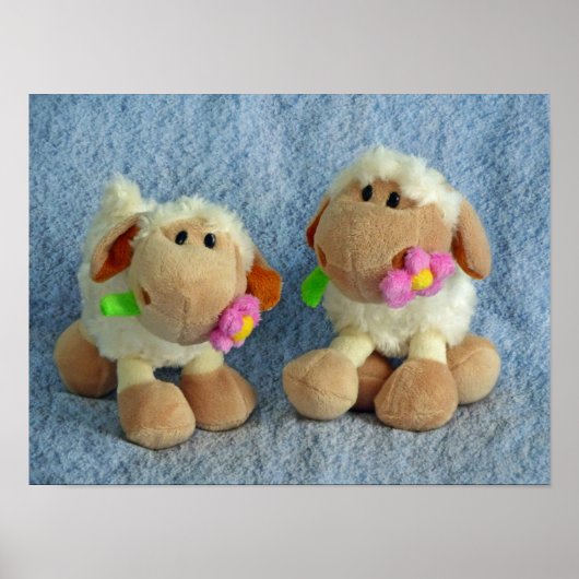 Kleine Lämmer Poster (Vorne)