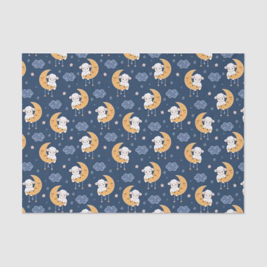 Kleine Lämmer Seidenpapier (Vorderseite)